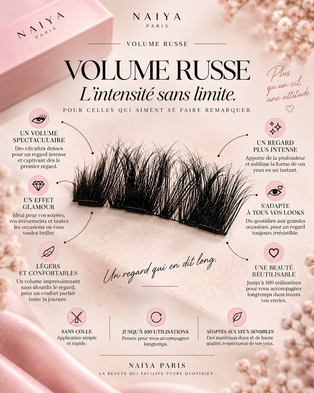 VOLUME RUSSE | Pose complète Naiya Paris