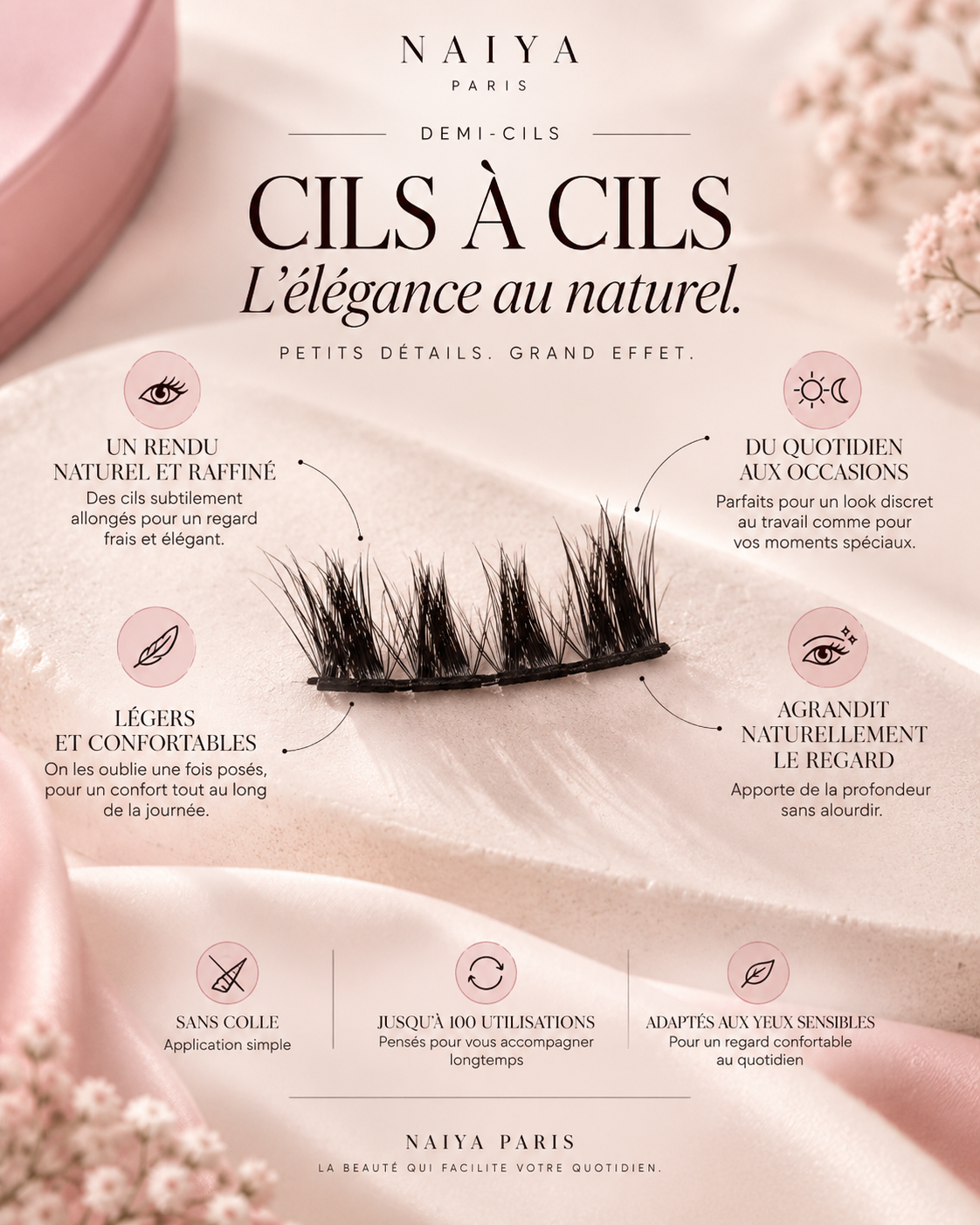 CILS A CILS | Demi cils Naiya Paris